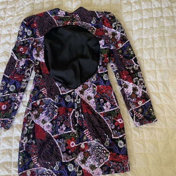 Helsi Monica purple sequin Evening Mini Dress - Picture 10 of 15